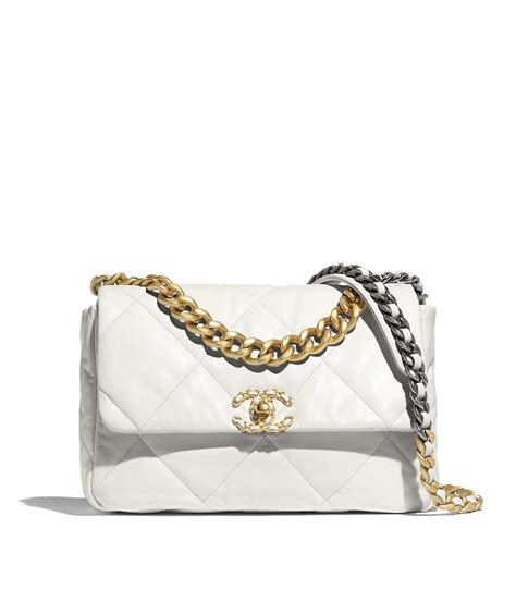 borsa chanel 19 beige